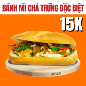 Bánh mì chả trứng đặc biệt, bánh mì chả cá, bánh mì chả cá huế, bánh mì vân mập